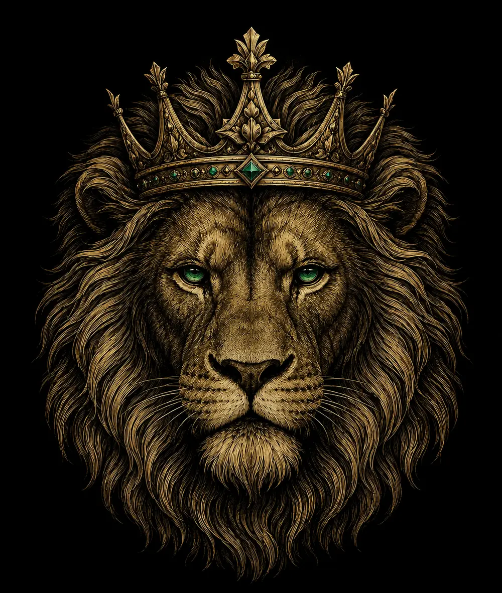 The full crowned lion of King Research Group
